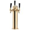 Draft Beer Tower - Brass - 3" Column - 3 Faucets 1 Draft Beer Tower - Brass - 3" Column - 3 Faucets -Bar Essentials Shop c502 triple tap brass draft beer kegerator tower 3 inches diameter 0002 85549.1590769526