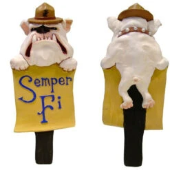 Bulldog Marines Semper Fi Beer Tap Handle