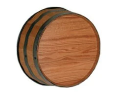 18" Wall Mount Barrel Head For Draft Beer Faucets