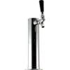 Draft Beer Tower - Chrome - 2 1/2" Column - 1 Faucet 1 Draft Beer Tower - Chrome - 2 1/2" Column - 1 Faucet -Bar Essentials Shop dtd660 tower b 1 58463.1590770157