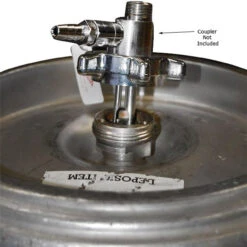 Empty Hoff Stevens Beer Keg - 1/4 Keg (7.75 Gallons) -Bar Essentials Shop hskeg xxx hoffstvns b4 1 61817.1590770859