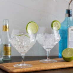 Viski Raye Crystal Footed Gin & Tonic Glasses - 14 Oz - Set Of 2 -Bar Essentials Shop img 4614 1 86399.1590764814