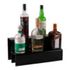 18-inch 2 Tier Liquor Bottle Shelf - Black 1 18-inch 2 Tier Liquor Bottle Shelf - Black -Bar Essentials Shop keg 018 2t 18 inch 2 tier liquor bottle shelf black 2 99025.1592504033