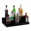 24-inch 3 Tier Liquor Bottle Shelf - Black -Bar Essentials Shop keg 024 3t 24 inch 3 tier liquor bottle shelf black 2 07192.1592503998
