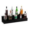 34-inch 2 Tier Liquor Bottle Shelf - Black 1 34-inch 2 Tier Liquor Bottle Shelf - Black -Bar Essentials Shop keg 036 2t 34 inch 2 tier liquor bottle shelf black 2 93351.1592503957
