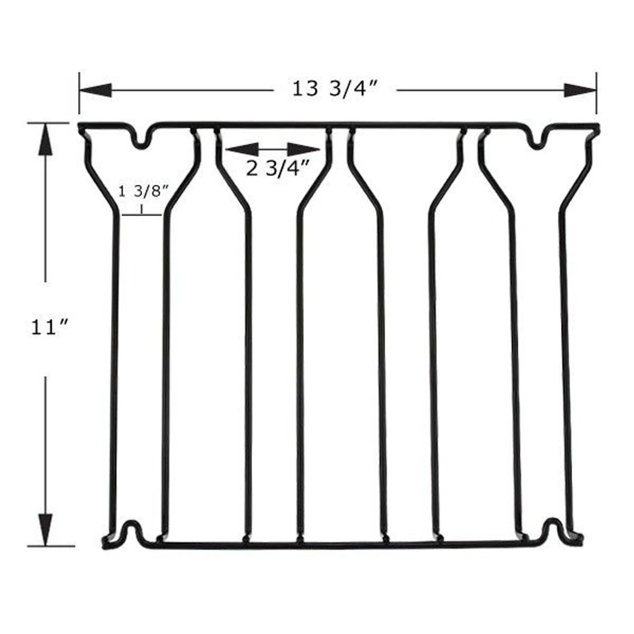 4-Channel Glass Rack - Oil Rubbed Bronze 7 4-Channel Glass Rack - Oil Rubbed Bronze - Image 5