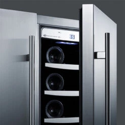 Summit 24" Wide Wine/Beverage Center- Stainless Steel 7 Summit 24" Wide Wine/Beverage Center- Stainless Steel -Bar Essentials Shop large CL63FDOS Detail 3 95543.1643033376