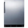 Summit Commercial Under Counter Refrigerator - 5.5 Cu. Ft. - Stainless Steel 1 Summit Commercial Under Counter Refrigerator - 5.5 Cu. Ft. - Stainless Steel -Bar Essentials Shop large ff7bcss front 70198.1590770446