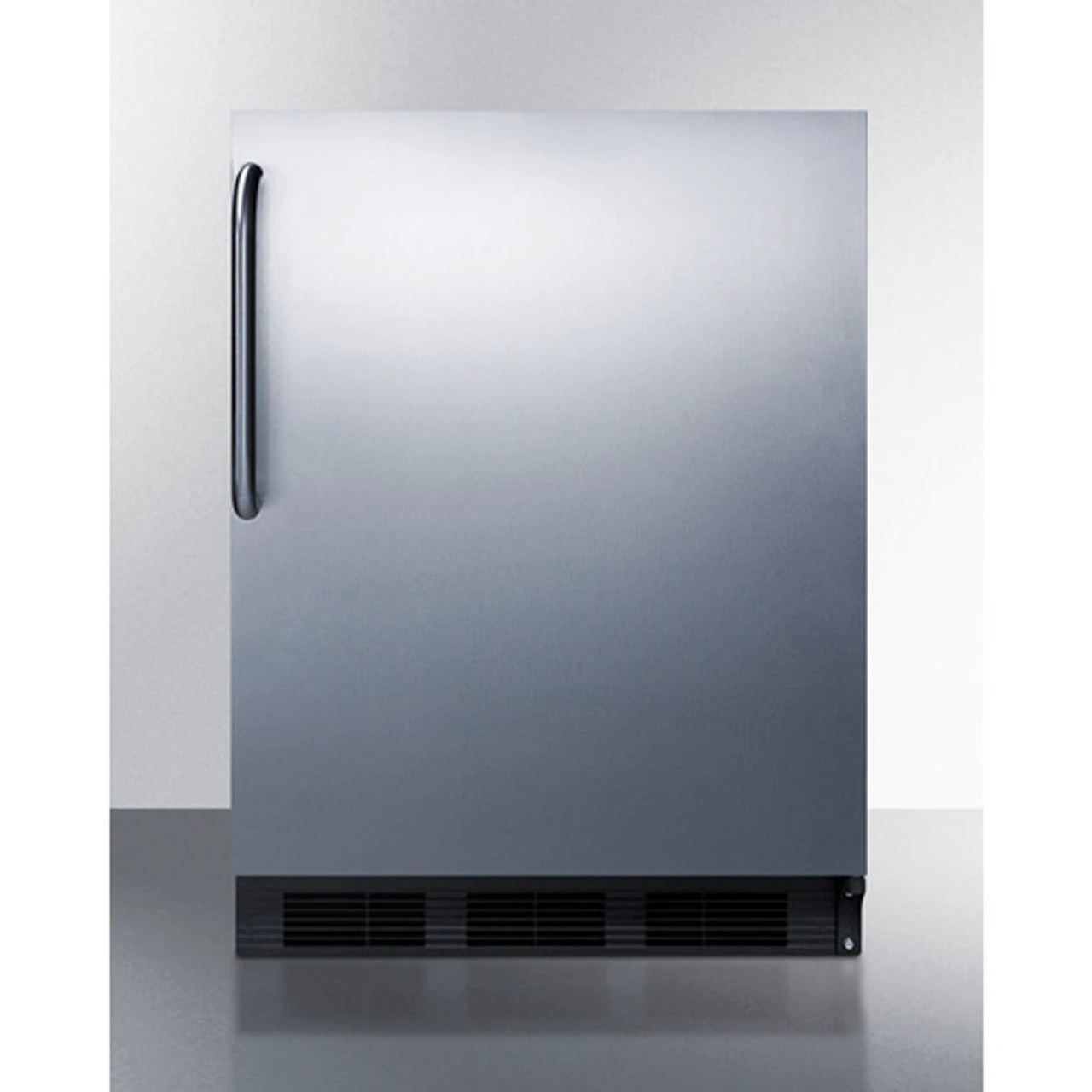 Summit Built-In Under Counter Refrigerator-Freezer - 5.3 Cu. Ft. - Stainless Steel 3 Summit Built-In Under Counter Refrigerator-Freezer - 5.3 Cu. Ft. - Stainless Steel