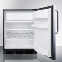 Summit Built-In Under Counter Refrigerator-Freezer - 5.3 Cu. Ft. - Stainless Steel 7 Summit Built-In Under Counter Refrigerator-Freezer - 5.3 Cu. Ft. - Stainless Steel -Bar Essentials Shop main CT663BSSTB Open 07210.1626881216