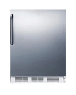 Summit Commercial Refrigerator - 5.5 Cu. Ft. - White With Stainless Steel Door