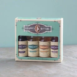 Scrappy's Cocktail Bitters Sampler 4 Pack - The New Classics - Lavender, Cardamom, Black Lemon & Orleans -Bar Essentials Shop mg 0105 40573.1590772229