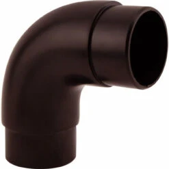 Curved Flush Elbow Fitting 90 Degree - Oil Rubbed Bronze - 2" OD