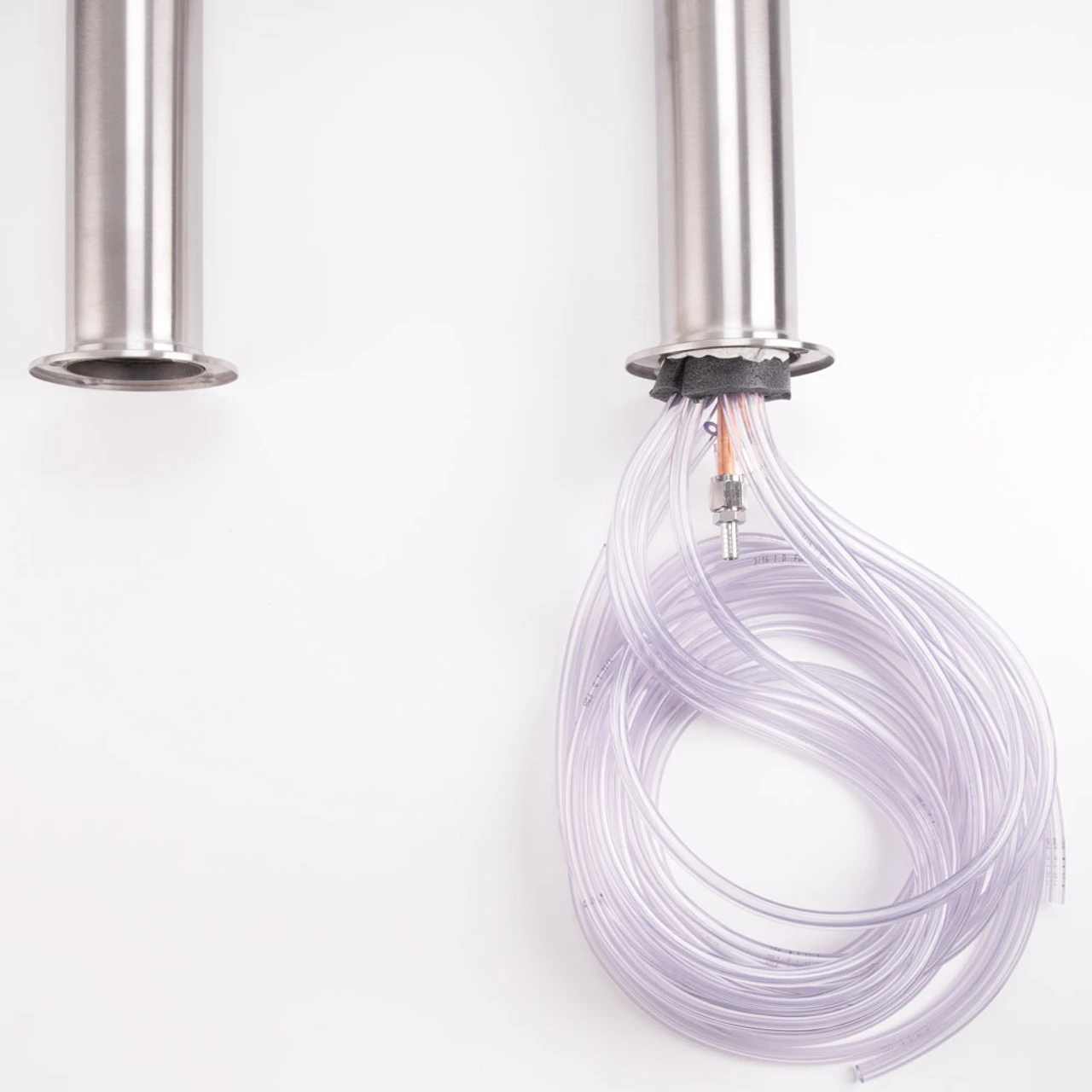 Double Pedestal Draft Beer Tower - Stainless Steel - 3" Column - Glycol Cooled - 6 To 12 Faucets 5 Double Pedestal Draft Beer Tower - Stainless Steel - 3" Column - Glycol Cooled - 6 To 12 Faucets - Image 3