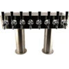 Double Pedestal Draft Beer Tower - Stainless Steel - 4" Column - Air Cooled - 8 To 20 Faucets 2 Double Pedestal Draft Beer Tower - Stainless Steel - 4" Column - Air Cooled - 8 To 20 Faucets -Bar Essentials Shop ptbxss h tower b1 15 96062.1590771847