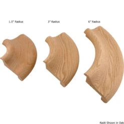 Bar Rail Molding - Wood Arm Rest - 90º Corner - Cherry