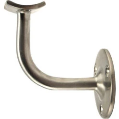 Handrail Bracket - Brushed Stainless Steel - 2" OD