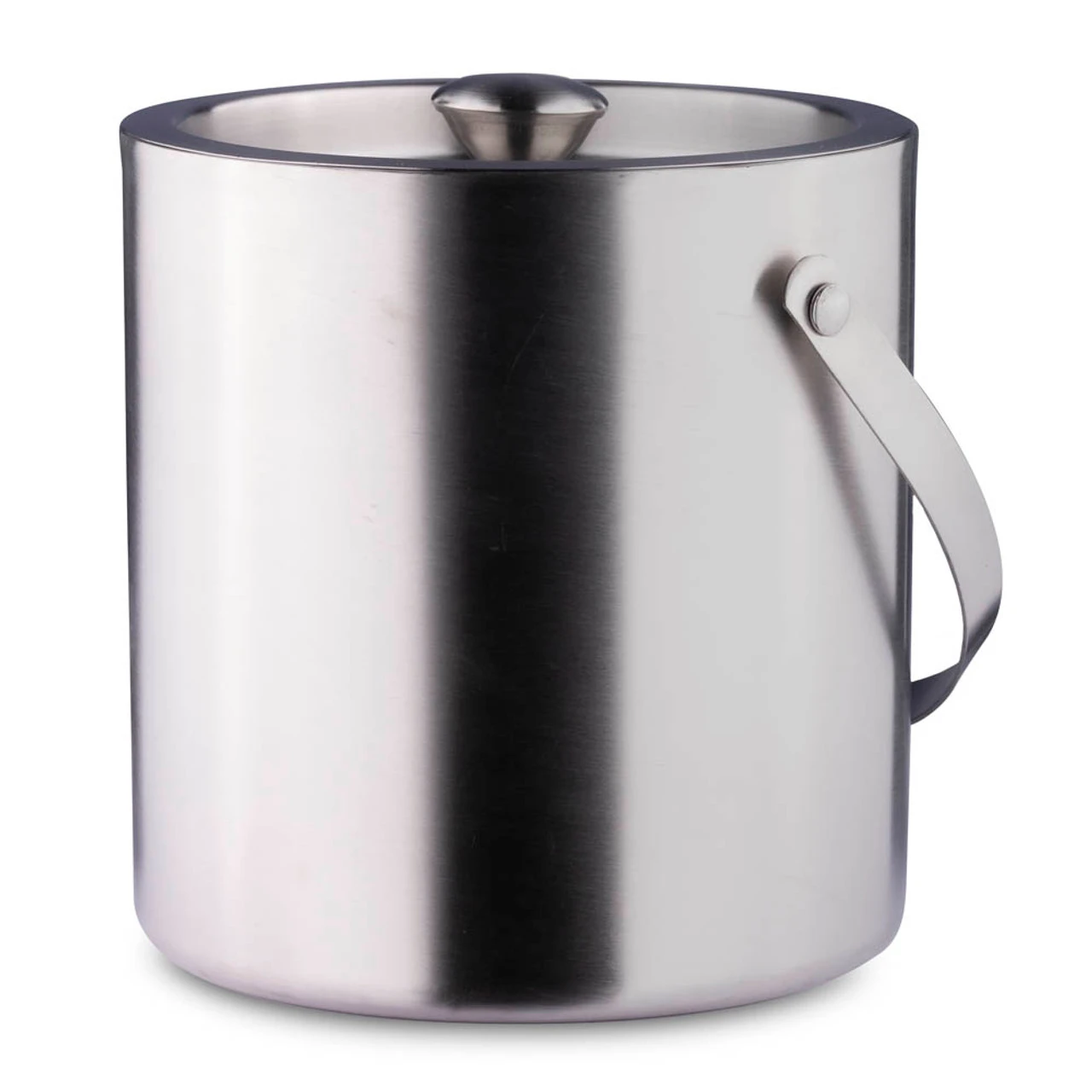 Behind The Bar® Stainless Steel Double Walled Ice Bucket - 3 Quarts 3 Behind The Bar® Stainless Steel Double Walled Ice Bucket - 3 Quarts