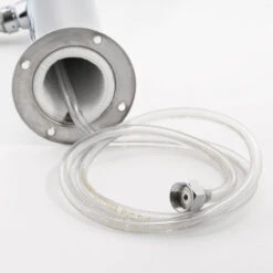 Draft Tower - 100% Stainless Steel Contact - 3" Column - 1 Tap - No Faucets 8 Draft Tower - 100% Stainless Steel Contact - 3" Column - 1 Tap - No Faucets -Bar Essentials Shop single line 49007.1590769911