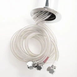 Draft Tower - 100% Stainless Steel Contact - 3" Column - 3 Taps - No Faucets -Bar Essentials Shop triple lines 56040.1590769919