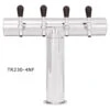 Terra Draft Beer Tower - No Flange - Stainless Steel - 3 3/16" Column - Glycol Cooled - 3 To 6 Faucets -Bar Essentials Shop trxxx xnf terra draft beer towers b1 2 40681.1590772556