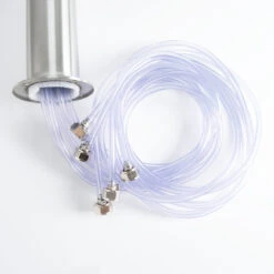 "T" Style Pedestal Draft Beer Tower - Stainless Steel - 3" Column - Air Cooled - 5 Faucets -Bar Essentials Shop tt5cr stainless steel 5 tap draft beer kegerator t tower 0035 01093.1590772567