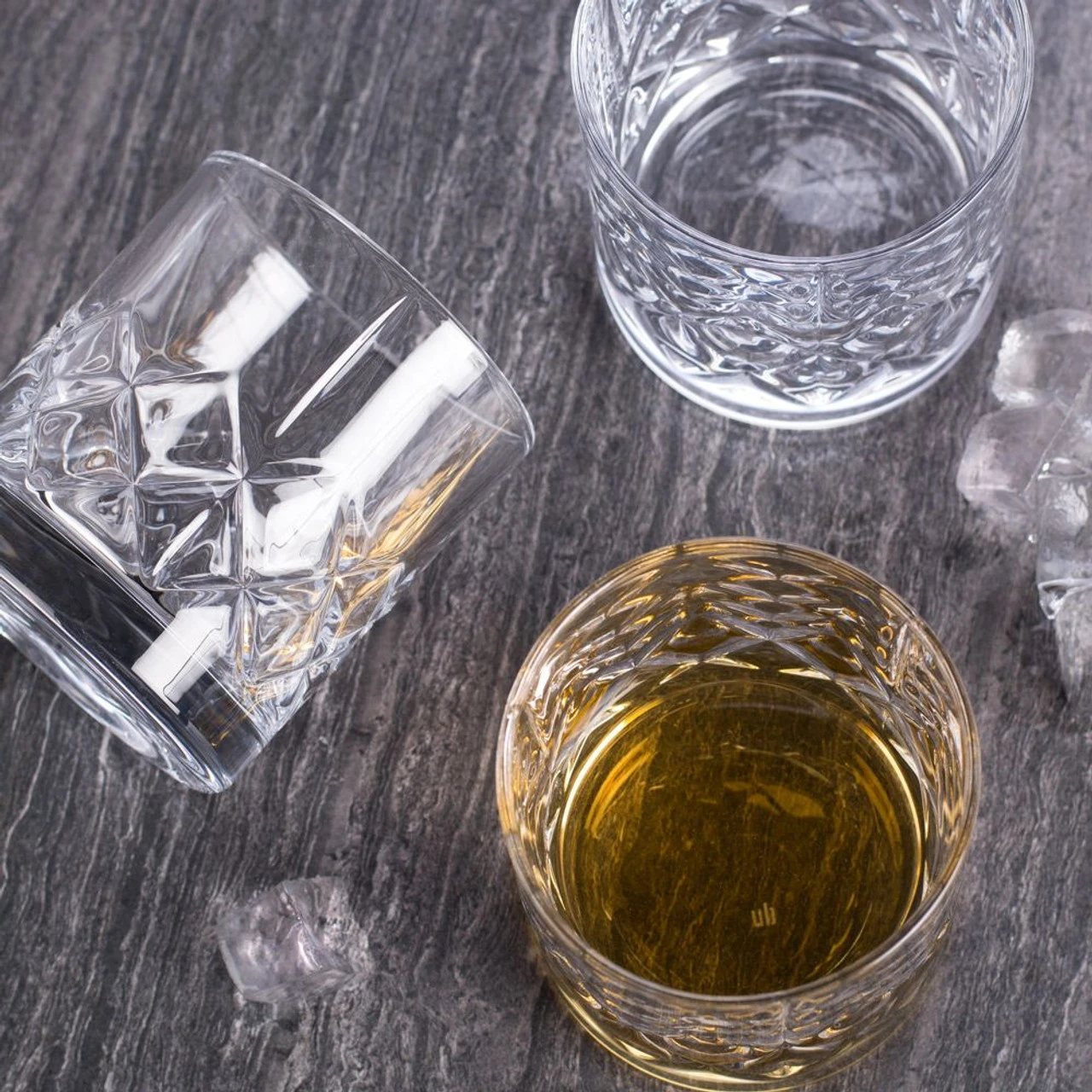 Urban Bar Ginza Cut Crystal Old Fashioned Whiskey Rocks Glasses - 10 Oz - Set Of 6 7 Urban Bar Ginza Cut Crystal Old Fashioned Whiskey Rocks Glasses - 10 Oz - Set Of 6 - Image 5