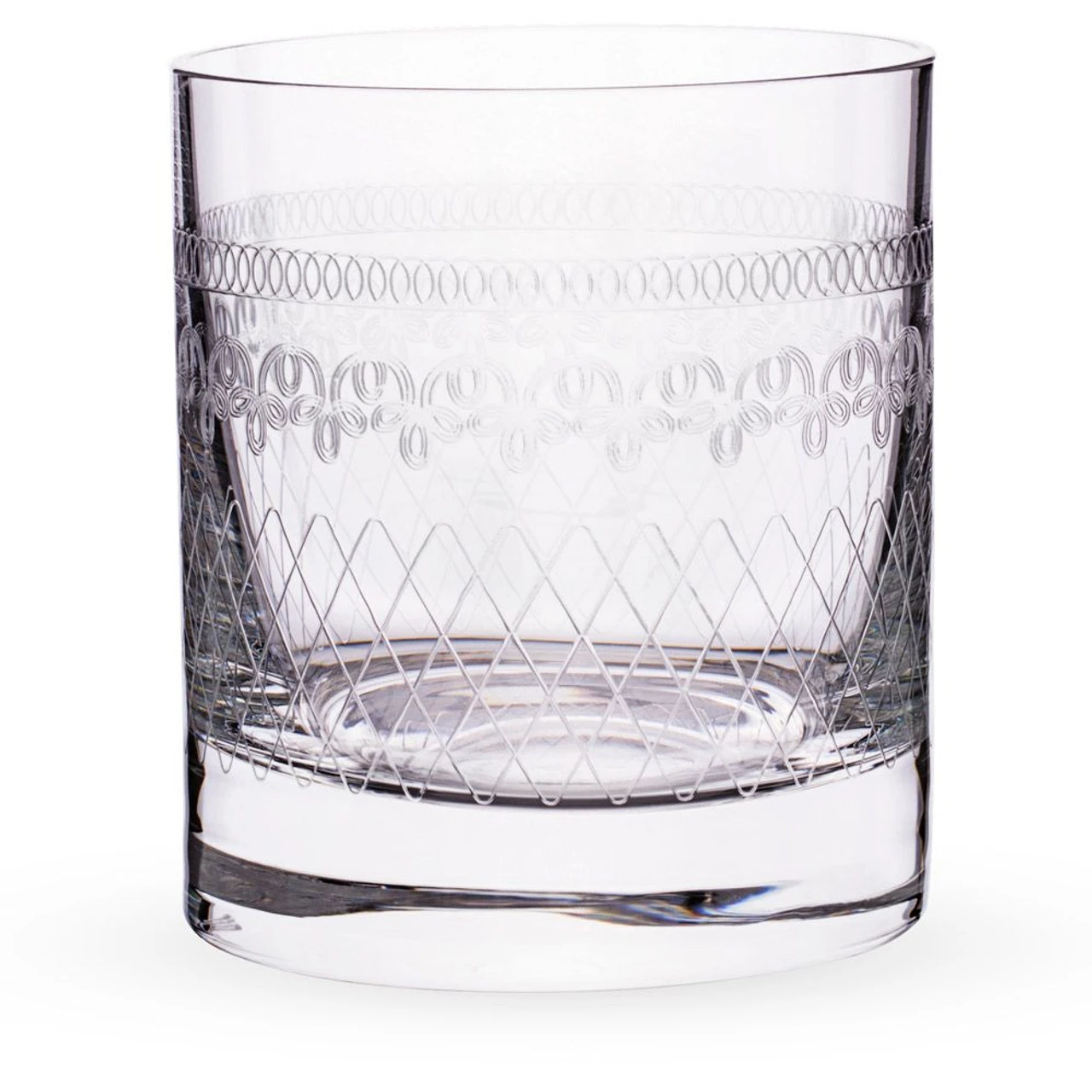 Urban Bar Etched Crystal 1910 Retro Old Fashioned Glasses - 10.1 Oz - Set Of 6 3 Urban Bar Etched Crystal 1910 Retro Old Fashioned Glasses - 10.1 Oz - Set Of 6