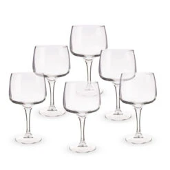 New Release 7 Urban Bar Gin Mixer Stemmed Cocktail Glasses - 21 Oz - Set Of 6