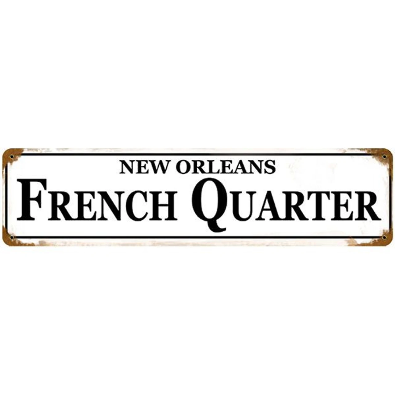 Vintage New Orleans French Quarter Metal Bar Sign 3 Vintage New Orleans French Quarter Metal Bar Sign