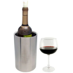 Wine Bottle Chiller - Double Walled Stainless Steel