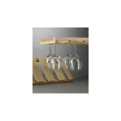 6-Channel Hardwood Stemware Rack -Bar Essentials Shop wsr 1025 woodrack b5 1 42337.1590772947